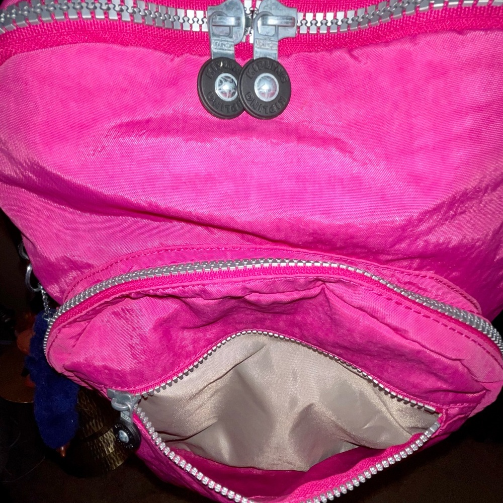Pink Kipling Backpack - Picture 4 of 7